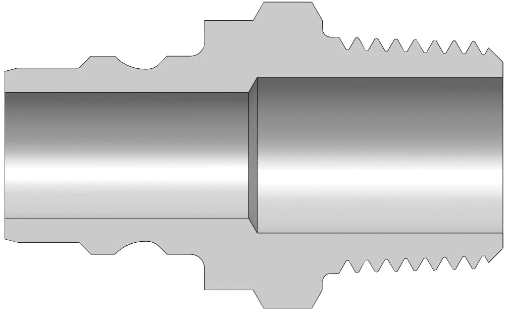 DQC V-SERIES SNAP-TITE H/IH INTERCHANGE UNVALVED MALE PLUG